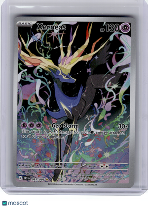 2026 Pokemon—Xerneas #91 Chaos Rising—Illustration Rare Holo