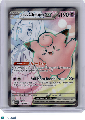 2025 Pokemon—Lillie's Clefairy EX #173 Journey Together—Ultra Rare Holo [LP]