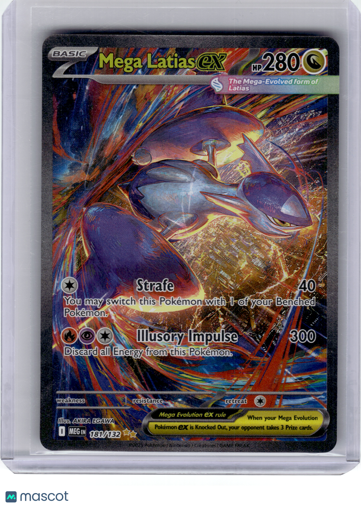 2025 Pokemon—Mega Latias ex #181 Mega Evolution—Special Illustration Rare Holo