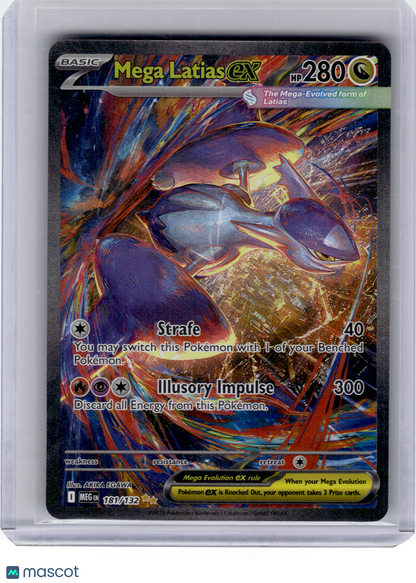 2025 Pokemon—Mega Latias ex #181 Mega Evolution—Special Illustration Rare Holo