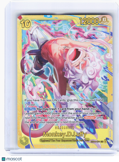 2026 One Piece—Monkey.D.Luffy #EB04-061 Adventure on Kami's Island—Secret Rare