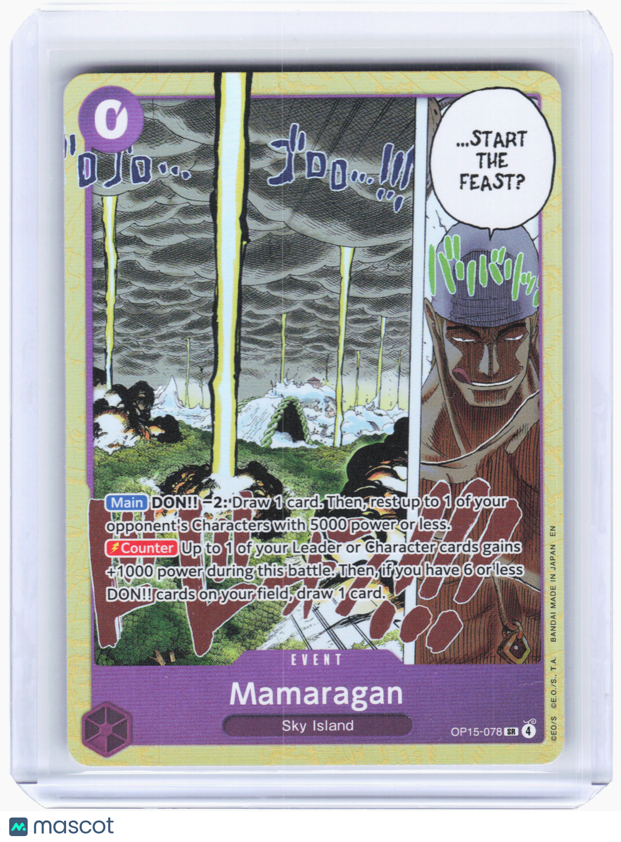 2026 One Piece—Mamaragan OP05-078 Adventure on Kami's Island—Super Rare Foil(LP)