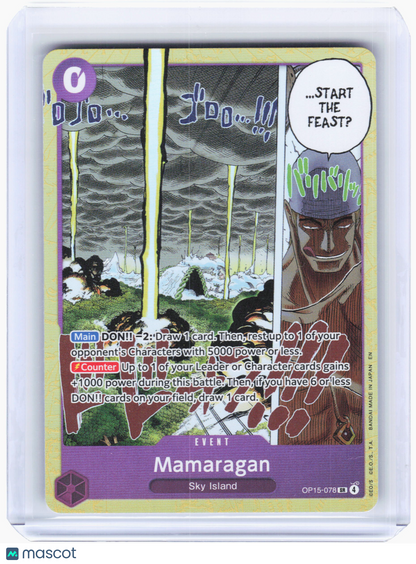2026 One Piece—Mamaragan OP05-078 Adventure on Kami's Island—Super Rare Foil(LP)