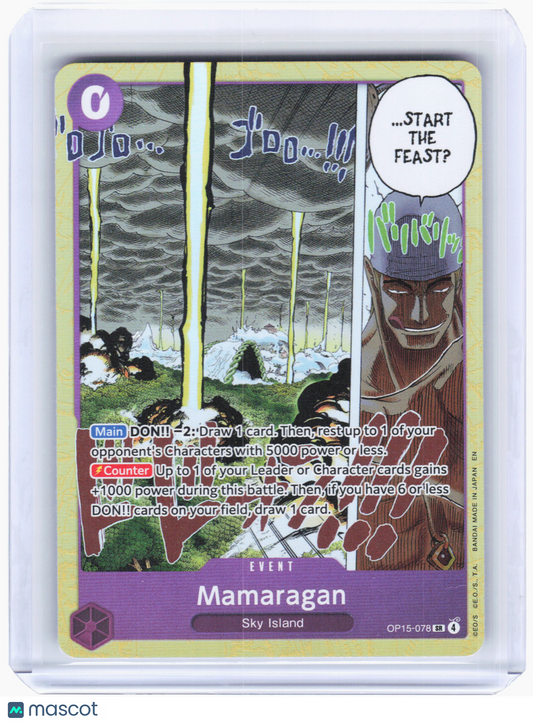 2026 One Piece—Mamaragan OP05-078 Adventure on Kami's Island—Super Rare Foil(LP)