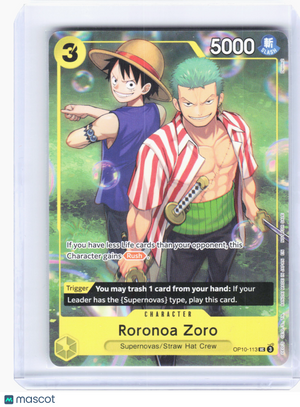 2025 Roronoa Zoro #OP10-113 Promotion Cards—Non-Foil (Learn Together Deck Set)
