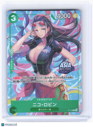 2025 Nico Robin P-111 One Piece Card Game Mini-tin Pack Set vol.2—Promo Japanese