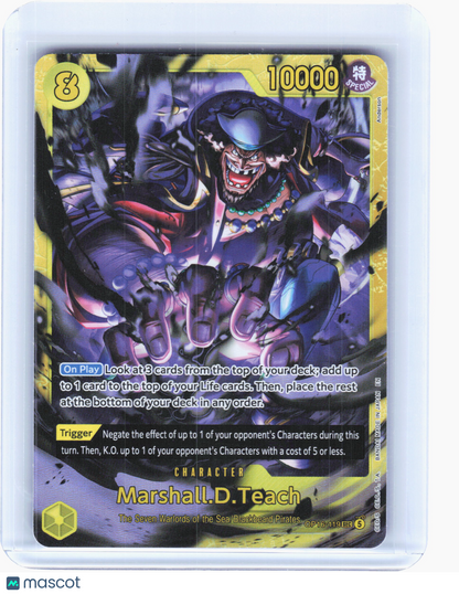 2026 One Piece—Marshall.D.Teach #OP16-119 The Time of Battle—Secret Rare Foil