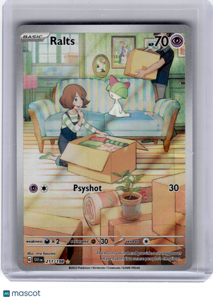2023 Pokemon—Ralts #211 Scarlet & Violet—Illustration Rare Holo