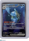 2023 Pokemon—Blastoise ex #200 Scarlet & Violet 151—SIR Holo