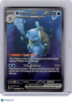 2023 Pokemon—Blastoise ex #200 Scarlet & Violet 151—SIR Holo