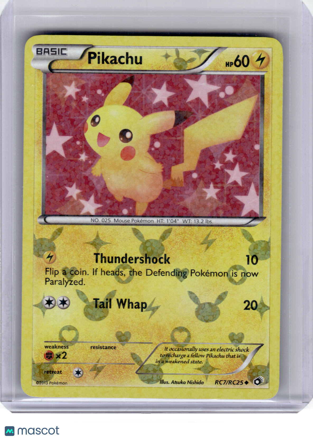 2013 Pokemon—Pikachu #RC7 Legendary Treasures: RC—Uncommon Holo [Lightly Played]