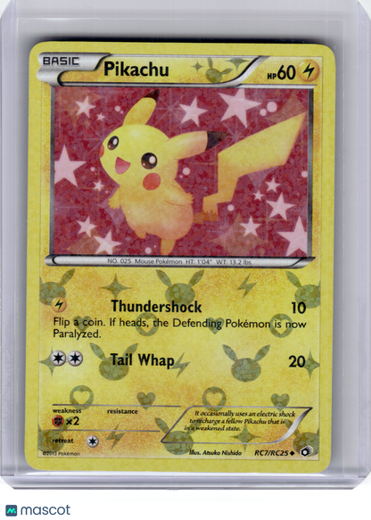 2013 Pokemon—Pikachu #RC7 Legendary Treasures: RC—Uncommon Holo [Lightly Played]
