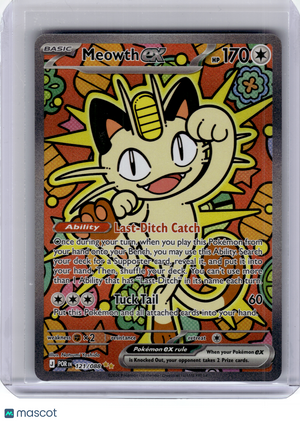 2026 Pokemon—Meowth ex #121 Perfect Order—Special Illustration Rare Holo