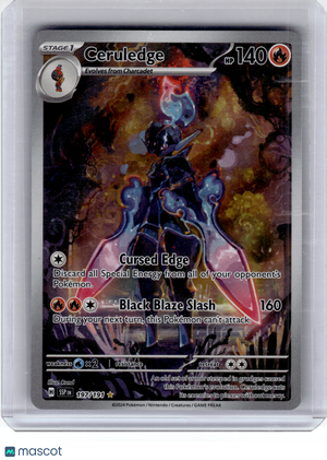 2024 Pokemon—Ceruledge #197 Surging Sparks—Illustration Rare Holo