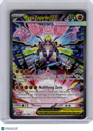 2026 Pokemon—Mega Zygarde ex #120 Perfect Order—Special Illustration Rare Holo