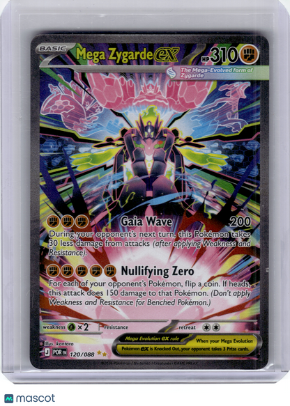 2026 Pokemon—Mega Zygarde ex #120 Perfect Order—Special Illustration Rare Holo