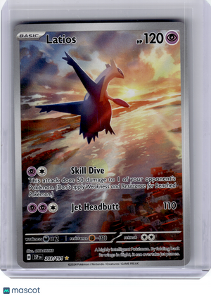 2024 Pokemon—Latios #203 Surging Sparks—Illustration Rare Holo