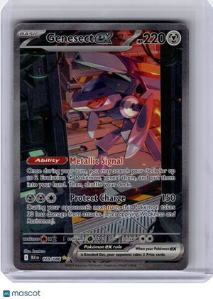 2025 Pokemon—Genesect ex #169 Black Bolt—Special Illustration Rare Holo
