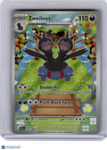 2025 Pokemon—Zweilous #147 White Flare—Illustration Rare Holo