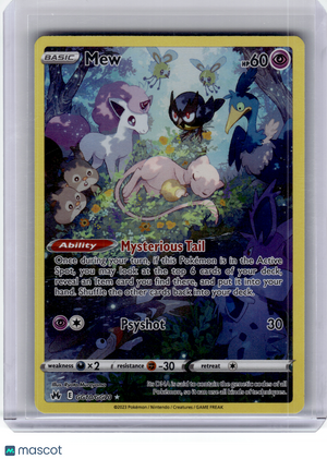 2023 Pokemon—Mew #GG10 Crown Zenith: Galarian Gallery—Ultra Rare Holo