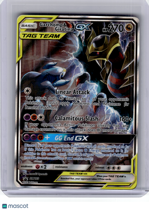 2019 Pokemon—Garchomp & Giratina GX #SM193 Sun & Moon—Black Star Promo Holo