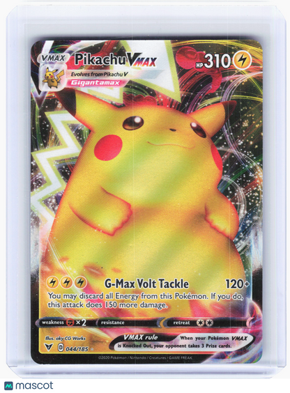 2020 Pokemon—Pikachu VMAX #44 Vivid Voltage—Ultra Rare Holo [Moderately Played]