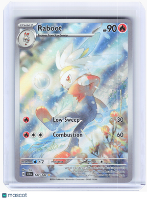2024 Pokemon—Raboot #147 Stellar Crown—Illustration Rare Holo