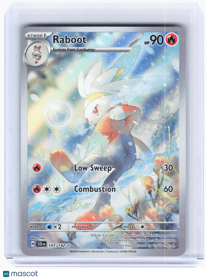 2024 Pokemon—Raboot #147 Stellar Crown—Illustration Rare Holo
