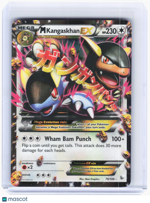 2014 Pokemon—M Kangaskhan EX #79 Flashfire—Ultra Rare Holo