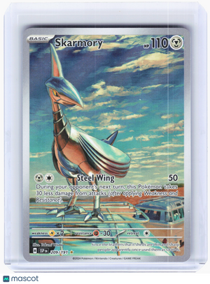 2024 Pokemon—Skarmory #209 Surging Sparks—Illustration Rare Holo