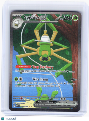 2023 Pokemon—Spidops ex #243 Scarlet & Violet—Special Illustration Rare Holo