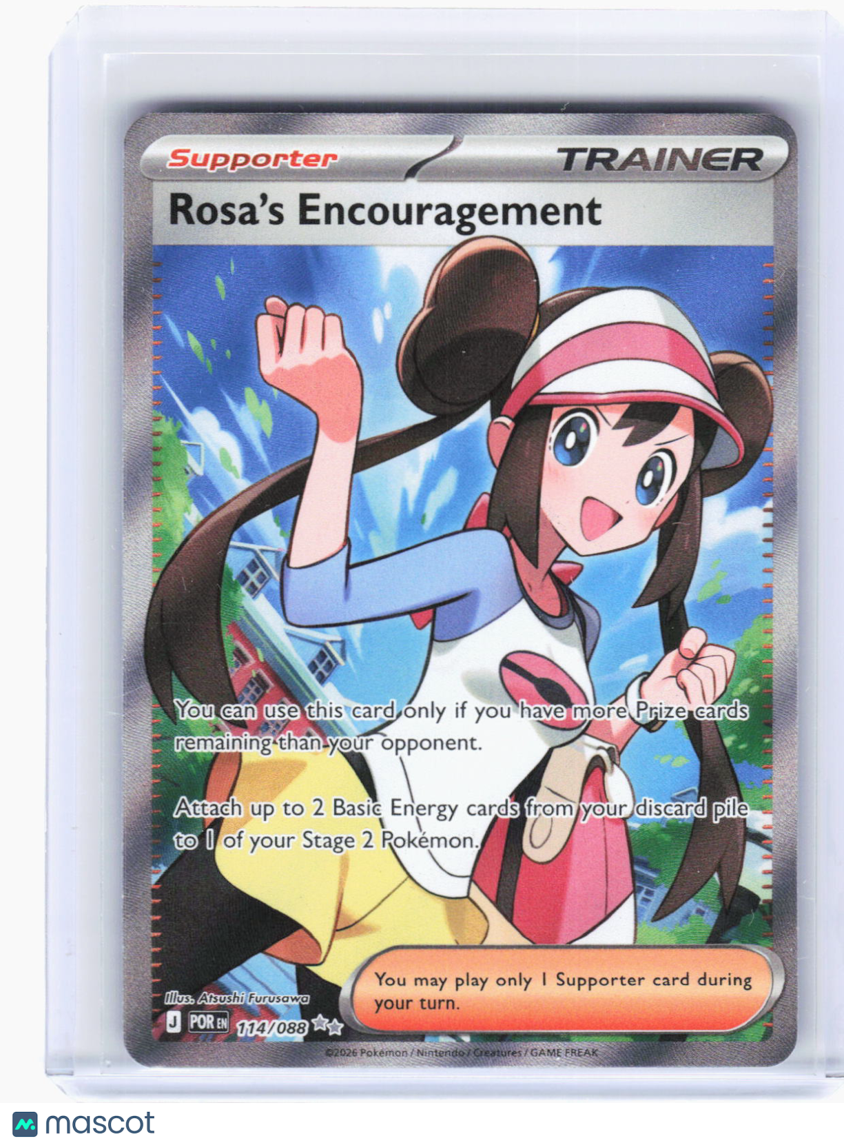 2025 Pokemon—Rosa's Encouragement #114/88 Perfect Order—Ultra Rare Foil