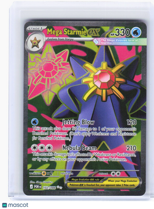 2026 Pokemon—Mega Starmie ex #102/88 Perfect Order—Ultra Rare Foil