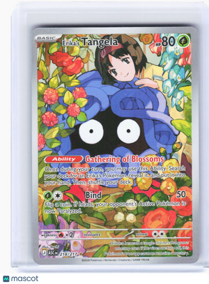 2026 Pokemon—Erika's Tangela #218/217 Ascended Heroes—Illustration Rare Foil