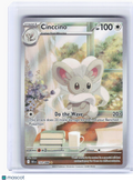 2025 Pokemon—Cinccino #153/86 Black Bolt—Illustration Rare Foil