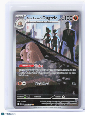 2026 Pokemon—Team Rocket's Dugtrio #239/217 Ascended Heroes—IR Foil