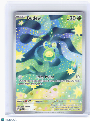 2026 Pokemon—Budew #221/217 Ascended Heroes—Illustration Rare Foil
