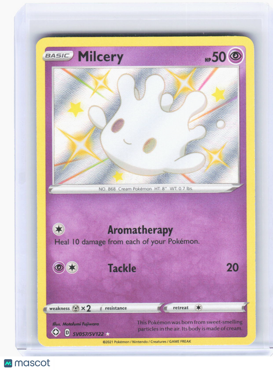 2021 Pokemon—Milcery #SV057/SV122 Shining Fates: Shiny Vault—SHR Foil