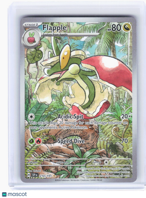 2024 Pokemon—Flapple #210/191 Surging Sparks—Illustration Rare Foil
