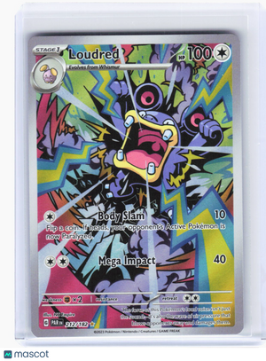 2023 Pokemon—Loudred #212/182 Paradox Rift—Illustration Rare Foil (LP)