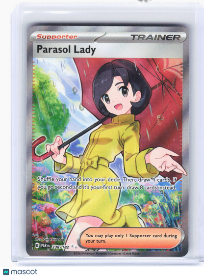 2023 Pokemon—Parasol Lady #238/182 Paradox Rift—Ultra Rare Foil