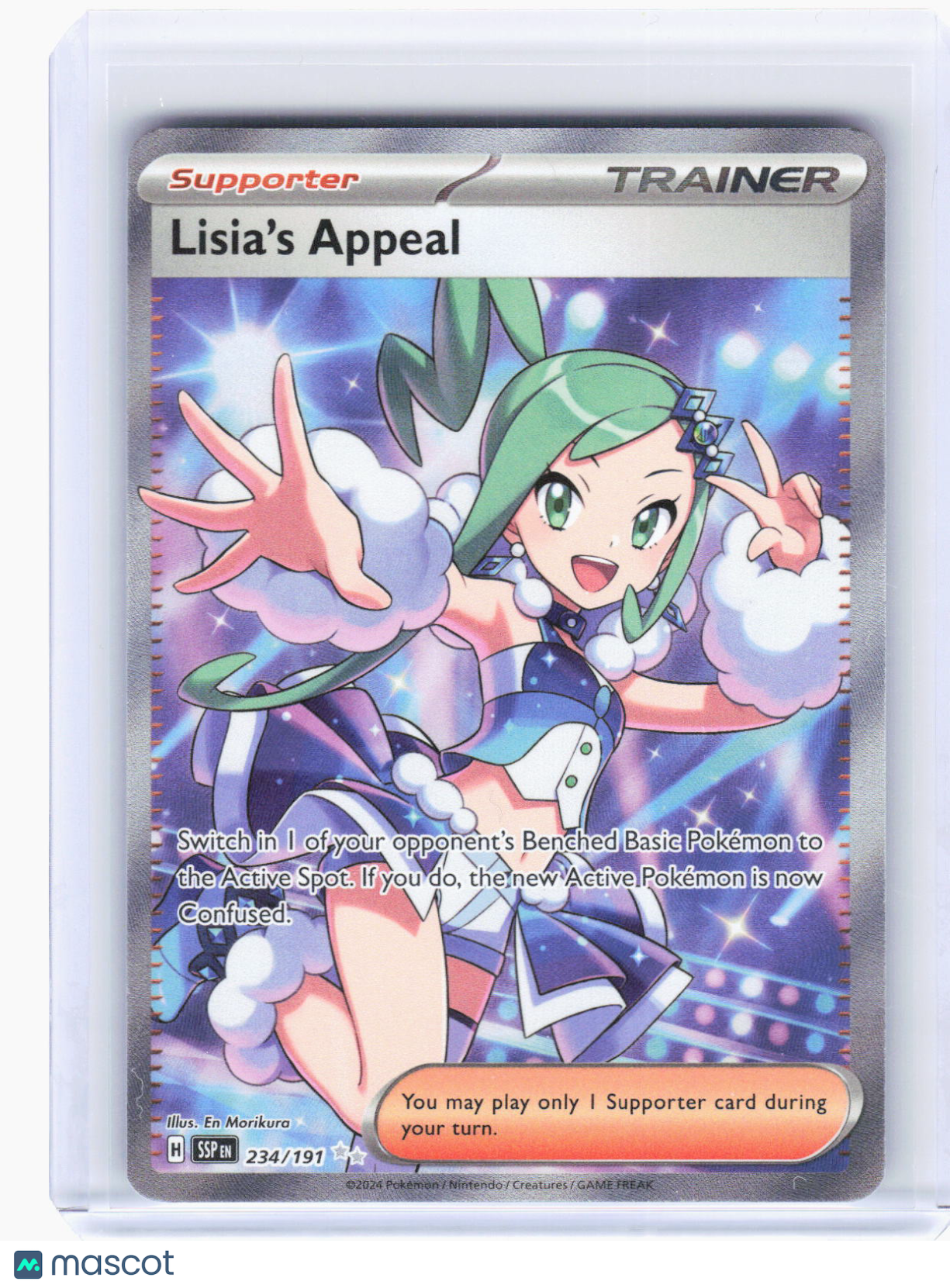 2024 Pokemon—Lisia's Appeal #234/191 Surging Sparks—Ultra Rare Foil