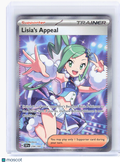 2024 Pokemon—Lisia's Appeal #234/191 Surging Sparks—Ultra Rare Foil