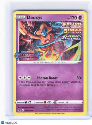 2021 Pokemon—Deoxys (Prerelease) #SWSH170 Sword & Shield Promo Cards—BSP Foil