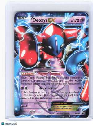 2013 Pokemon—Deoxys EX (Team Plasma) #BW82 Black and White Promos—BSP Foil (LP)
