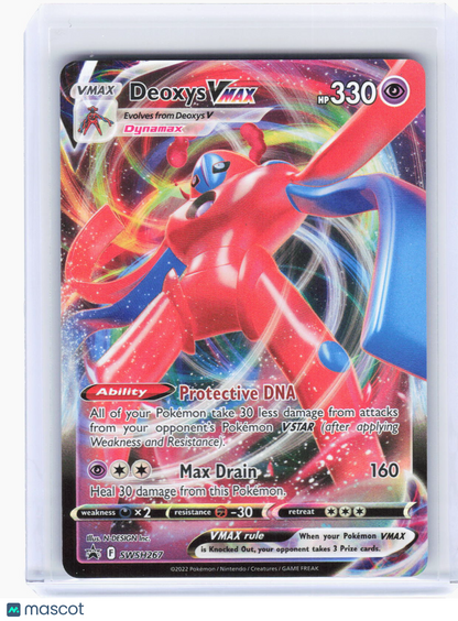 2022 Pokemon—Deoxys VMAX #SWSH267 Sword & Shield Promo Cards—BSP Foil (LP)