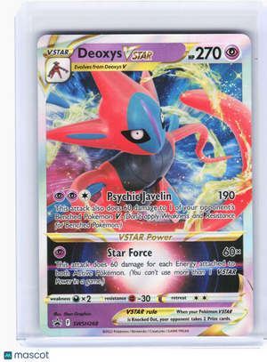 2022 Pokemon—Deoxys VSTAR #SWSH268 Sword & Shield Promo Cards—BSP Foil