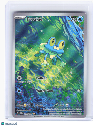 2026 Pokemon—Froakie #88/86 Chaos Rising—Illustration Rare Foil (Lightly Played)