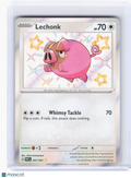2024 Pokemon—Lechonk #207/91 Paldean Fates—Shiny Rare Foil