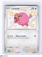 2024 Pokemon—Lechonk #207/91 Paldean Fates—Shiny Rare Foil